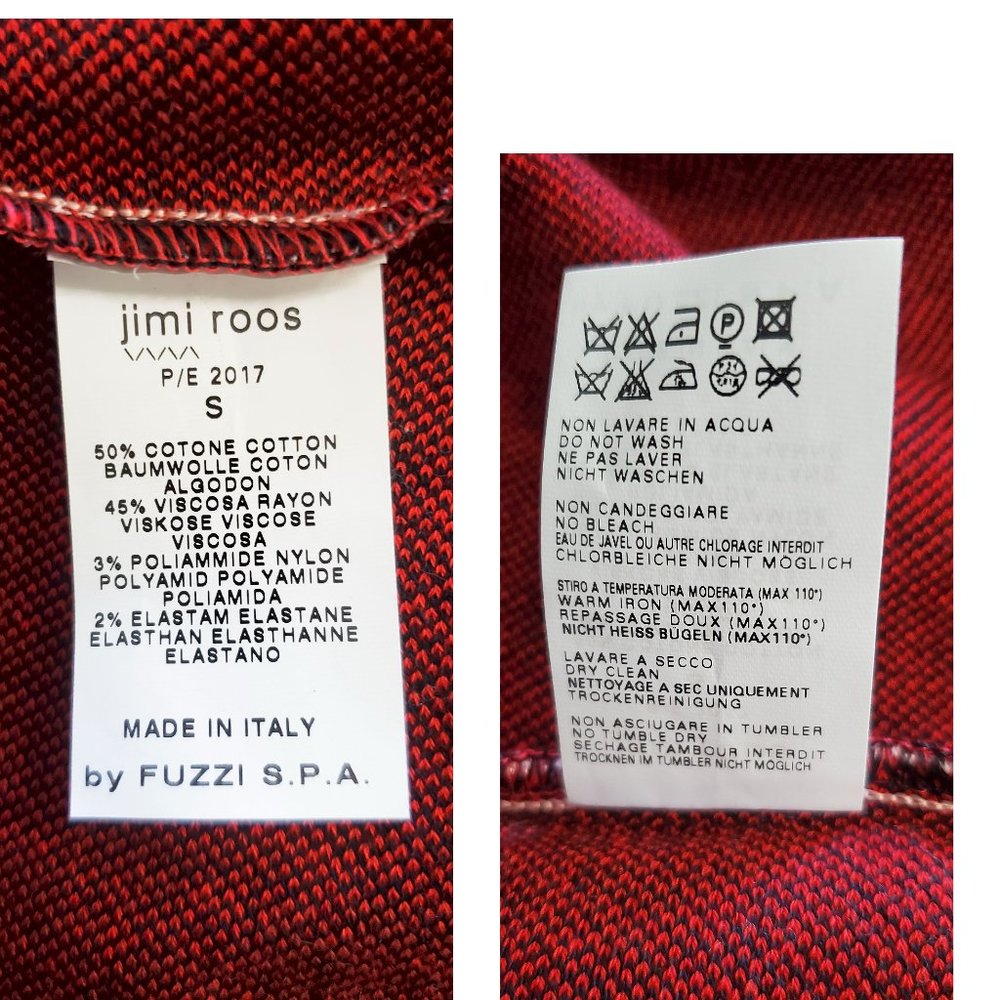 JIMI ROOS Women's RARE Pink Knit Fit and Flare Dress Whimsical Red Lips S/M - Picture 10 of 15